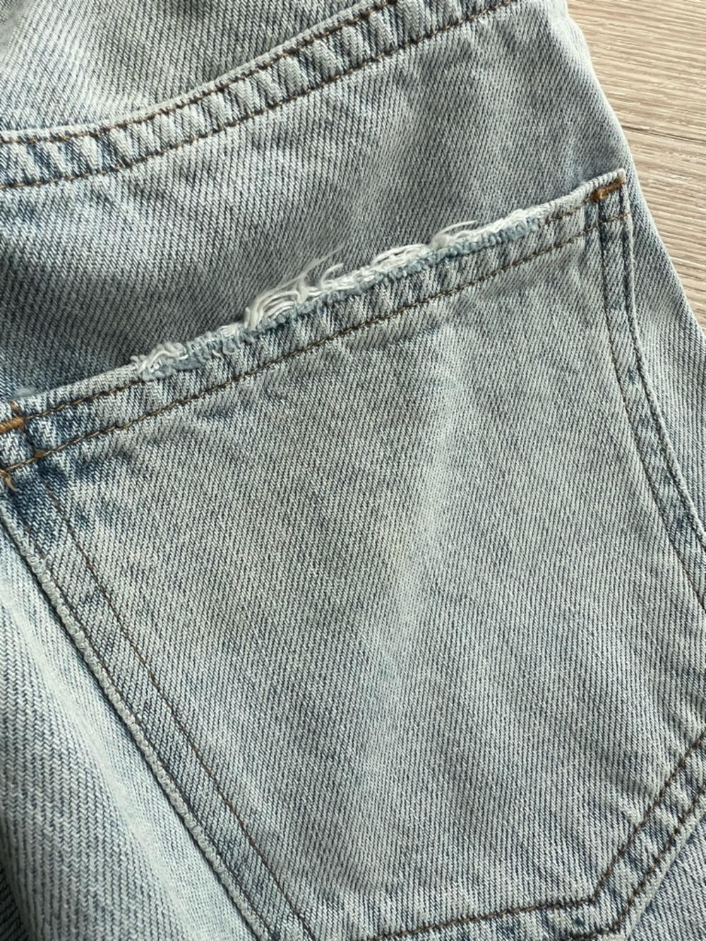 Pistola Light Wash Denim Shorts - Super Funky and Cute! - Picture 12 of 13